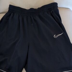 Nike Dark Shorts with White Logo